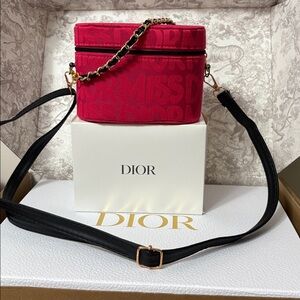 Miss Dior Fuchsia Cosmetic Bag NIB